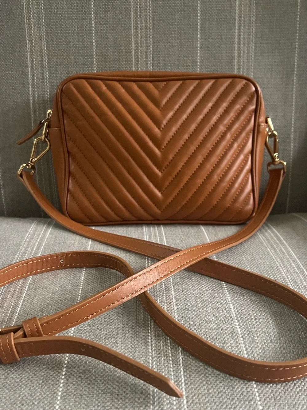 QUINCE Italian Leather Crossbody Bag